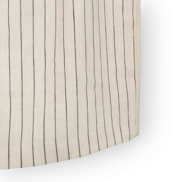 Lauren Ralph Lauren Cream Midi Skirt with Black Stripes - Picture 2 of 7